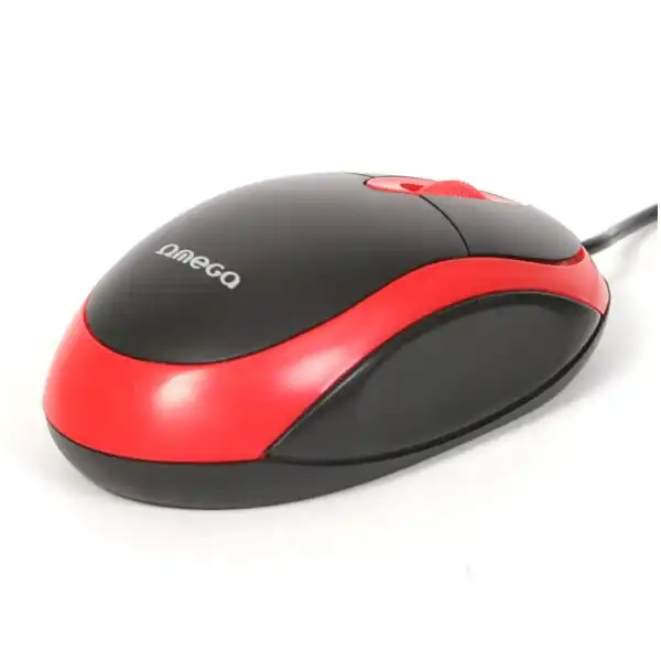 image de Souris optique Omega OM-06V 1200 dpi économique Rouge