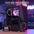image de Boitier Gaming Aero Cool Zauron FRGB-G-BK-V2