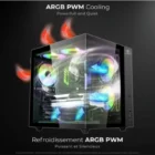 image de Boitier PC Spirit of Gamer BANDIT GT DARK - ATX - 3 Fan - ARGB