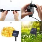 image de Lampe solaire LED Forever Light Sunari FLS-82 Fil de cuivre 22 m 600