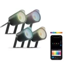 image de Lot de 4 Spots Extérieures Smart LED KSIX,WiFi+APP inclus, 18W