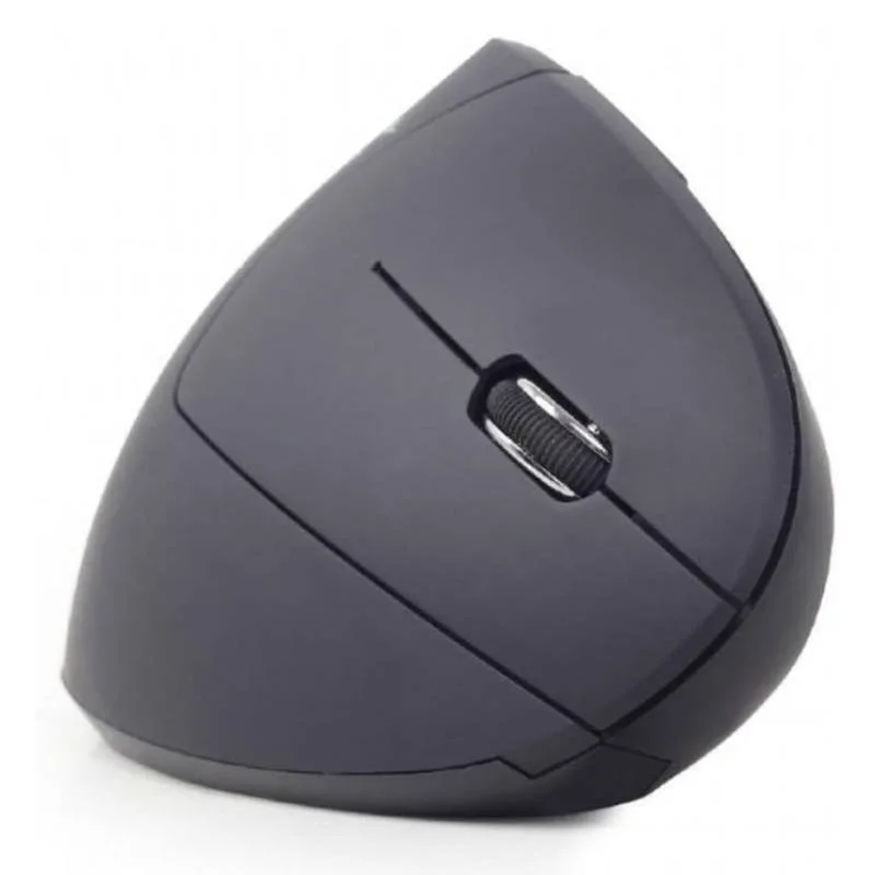 image de Souris sans fil GEMBIRD MUSW-ERGO-01 ergonomique - Noir