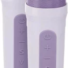 image de Enceinte Karaoke avec 2 micros sans fil BIGBEN PARTYBTKML Violet