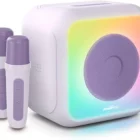 image de Enceinte Karaoke avec 2 micros sans fil BIGBEN PARTYBTKML Violet