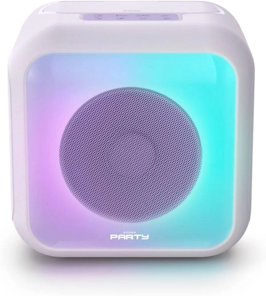 image de Enceinte Karaoke avec 2 micros sans fil BIGBEN PARTYBTKML Violet