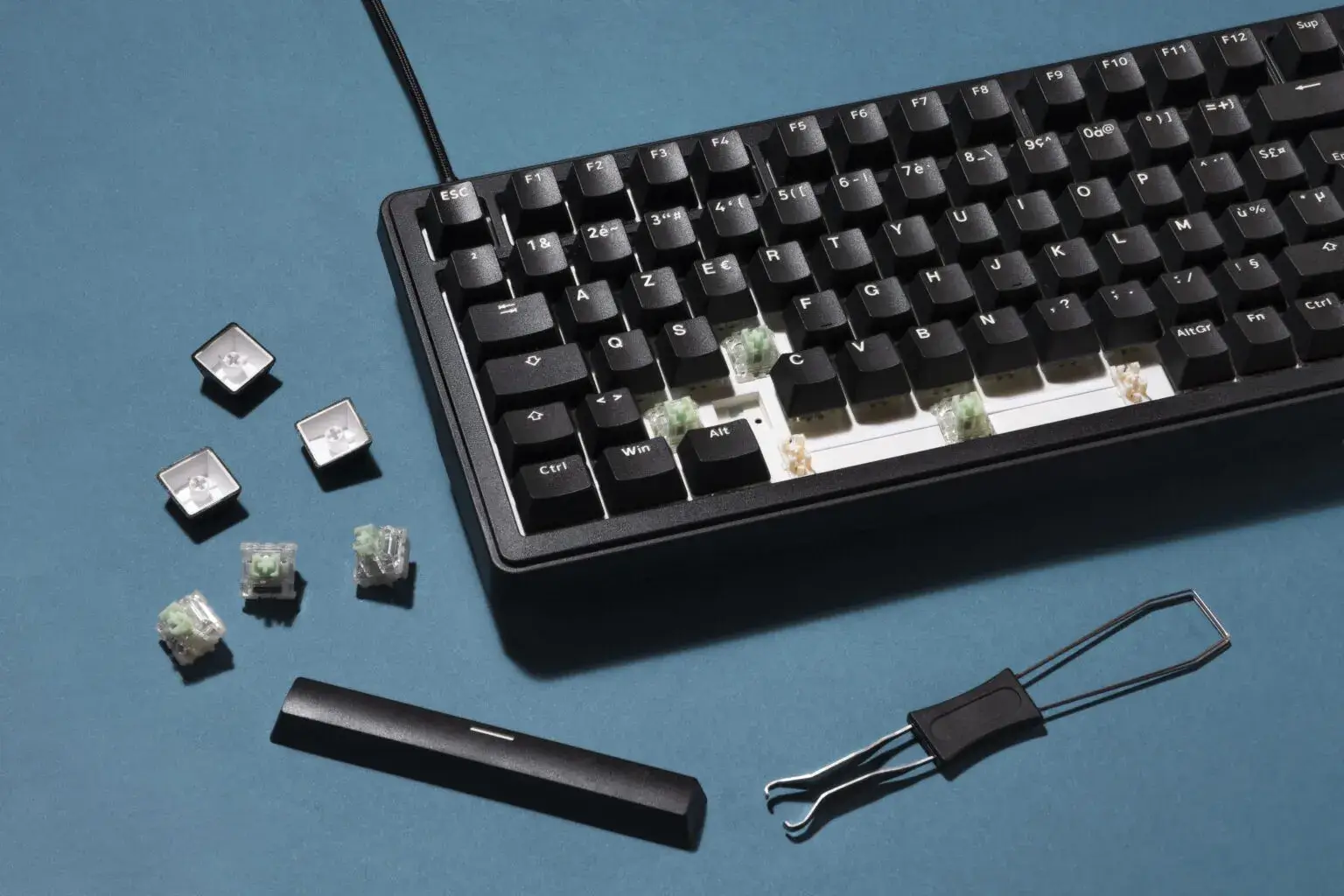 image de Clavier gamer magnétique 75%KEYZ ELITE 300 HE B
