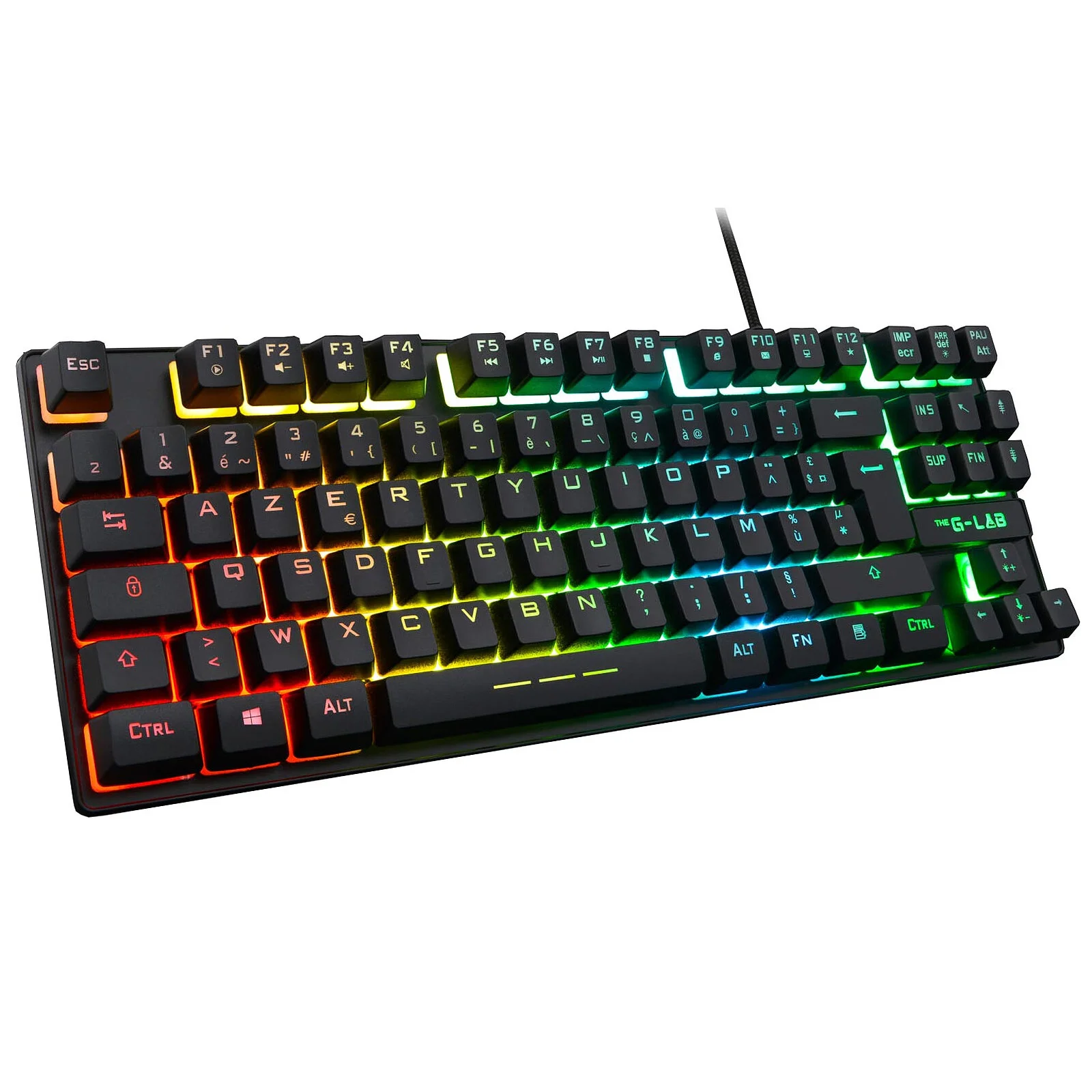 clavier-g-lab-keyz-caesium-tkl-noir image de Clavier gaming G-LAB CAESIUM TKL RGB / Noir