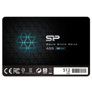 image de Disque Dur Interne SILICON POWER A55 Sata 3 2,5" / 512Go SSD - Noir