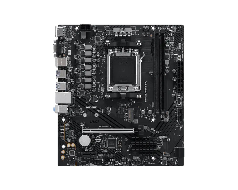 image de Carte mère MSI PRO A620AM-B EVO / mATX / DDR5