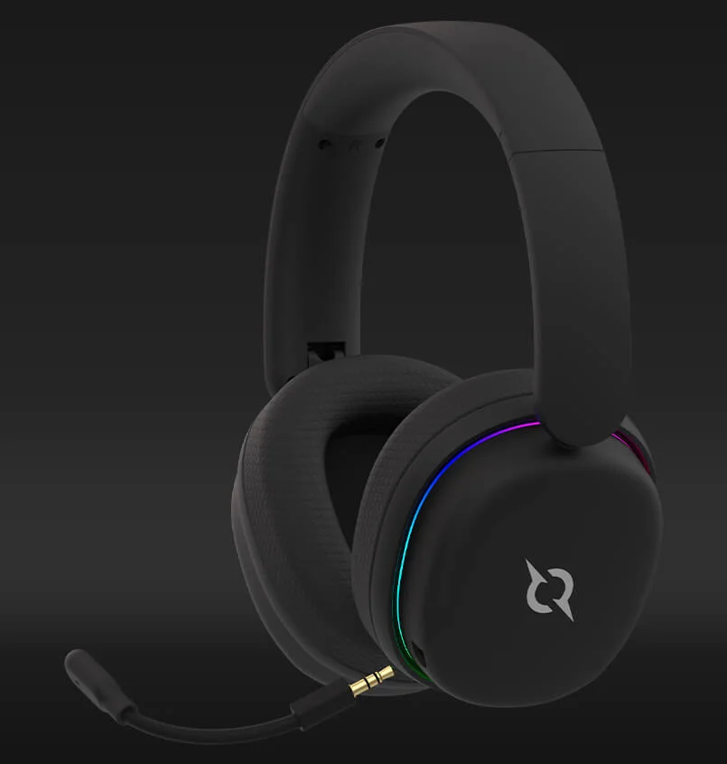 image de Micro Casque Sans Fil Aqirys Luna Noir