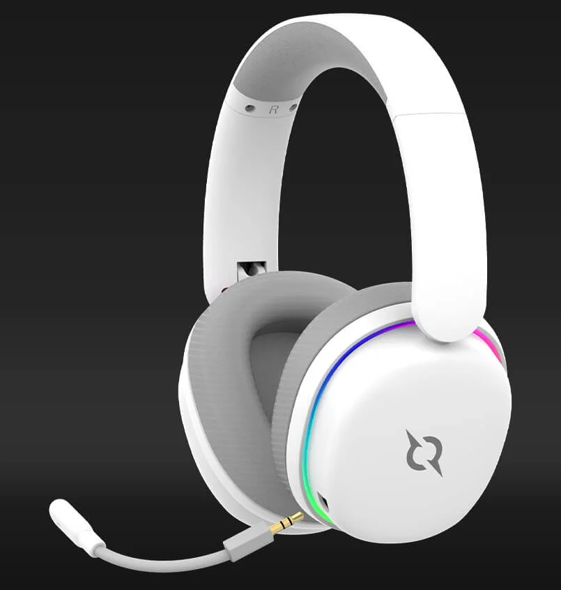 image de Micro Casque Sans Fil Aqirys Luna Blanc