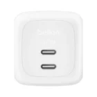 image de Chargeur Belkin Boost Charge Pro secteur GaN deux ports USB-C (67 W) Blanc