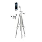 image de Kit d'accessoires pour créateurs de contenus numériques : Trépied, support magnétique pour téléphone et paire de micros sans fil