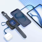 image de Powerbank 3mk Magsafe 10000 Mah Avec Câble Lightning Et Usb C Noir