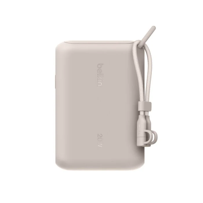image de Power Bank Belkin BoostCharge 10K avec écran intégré Beige