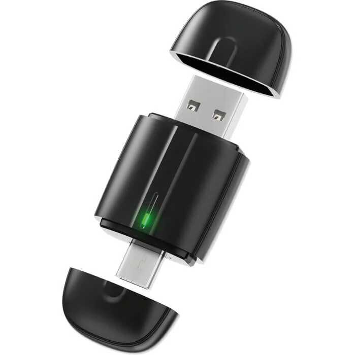 cf921f0e52e5c904f2dbf91f47762fd7c38040e8 image de Adaptateur Sans Fil Carplay / Android Auto usb c + usb a