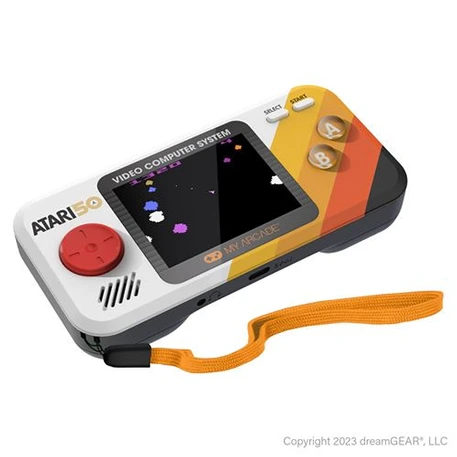 image de Console de poche Atari - Pocket Player PRO - 100 jeux intégrés - Écran 7cm haute résolution