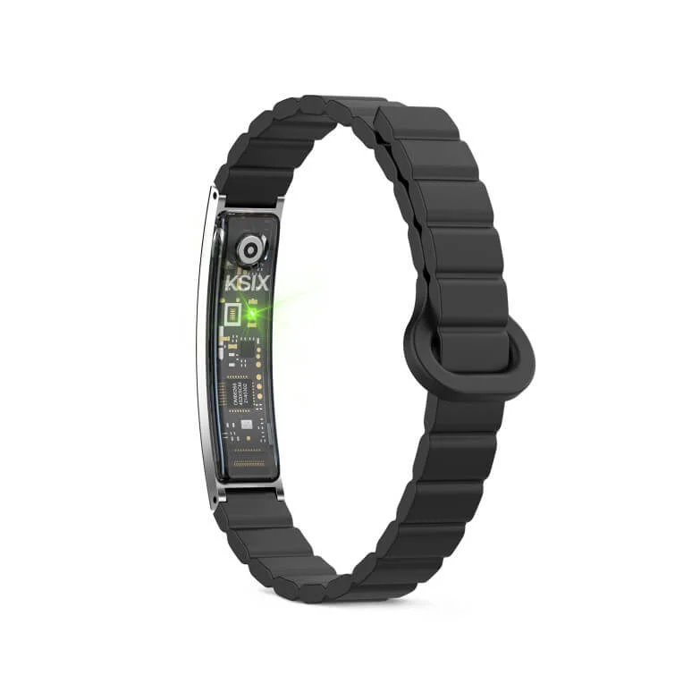 image de KSIX Serena smartband ultra-léger avec écran, 100 modes sport et sommeil argenté