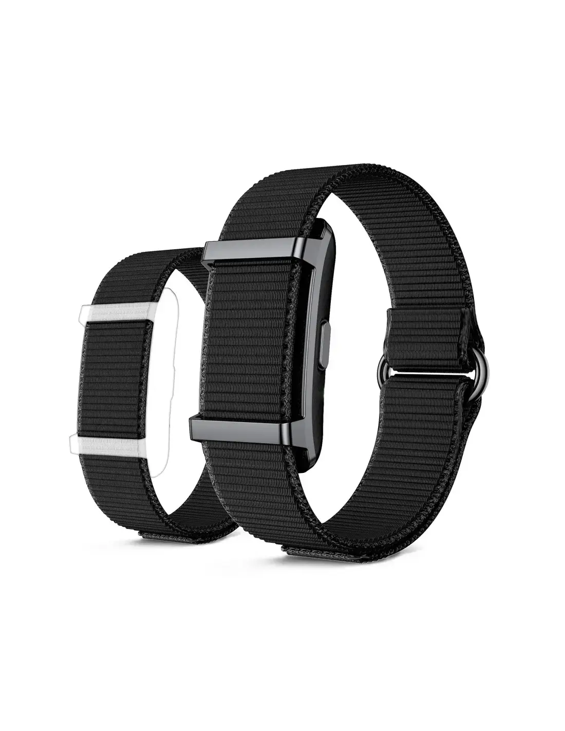 ksix-smartband-vitalis-autonomie-de-30-jours-surveillance-de-la-sante-notifications-5atm-2-bracelets-en-nylon-noir (6) image de Bracelet Connecté Ksix Vitalis 40 jours Nylon Noir