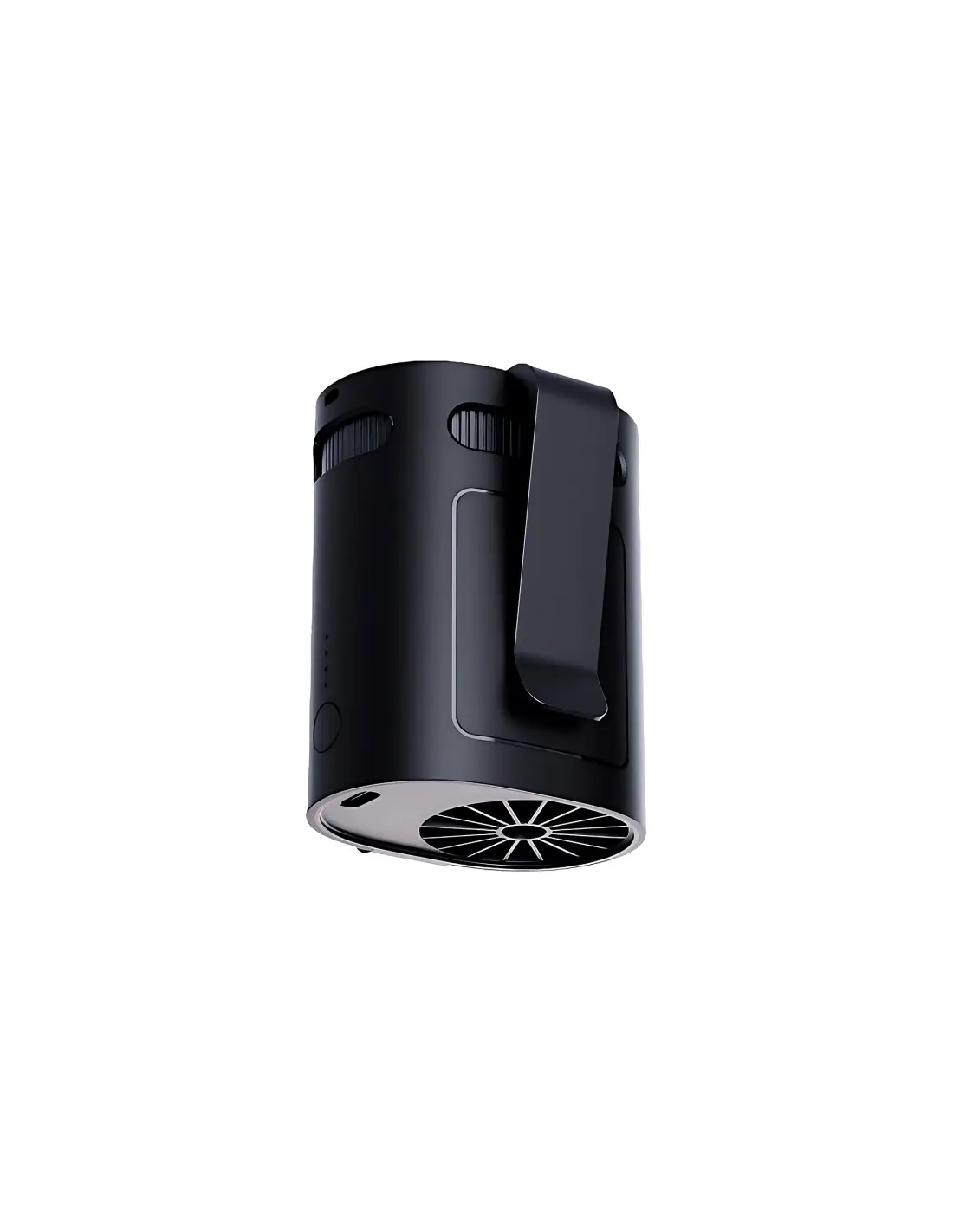 image de KSIX Ventilateur portable multipositions AirGo Belt, 4 vitesses, suspension, double clip, USB-C, vitesse d'air 8,8 m/s, 13 000 t