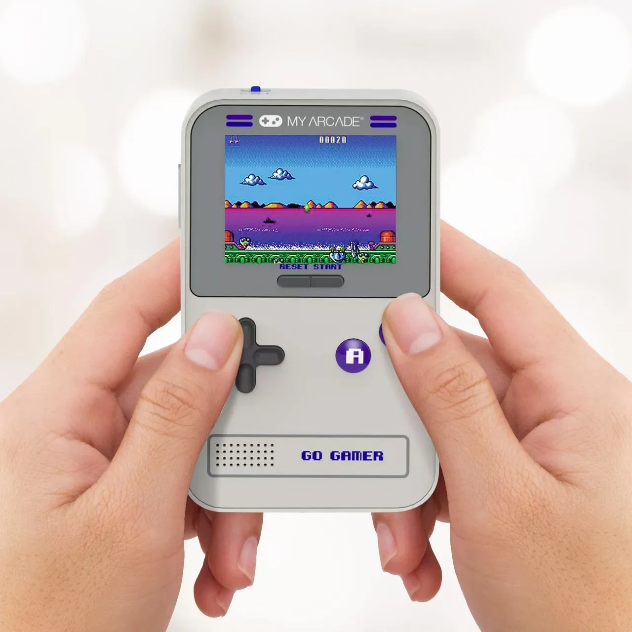 image de Console Portable My Arcade Go Gamer Classic 300 Jeux en 1 Gris