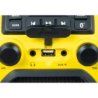 image de Radio Enceinte Sans fil Thomson WKR50BT De Chantier - Noir et Jaune