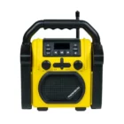 image de Radio Enceinte Sans fil Thomson WKR50BT De Chantier - Noir et Jaune