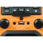 image de Radio Enceinte Sans fil Thomson WKR50BT De Chantier - Noir et Orange