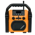 image de Radio Enceinte Sans fil Thomson WKR50BT De Chantier - Noir et Orange