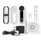 image de Sonnette vidéo intelligente Nedis WIFICDP40CWT avec Wi-Fi et détection de mouvement