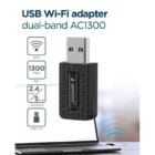 image de Adaptateur Wi-Fi USB GEMBIRD AC1300 Double Bande Compact